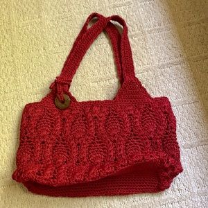 THE SAK red shoulder bag / perfect condition